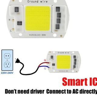 Integrated Smart IC Driver 220V 20W 30W 50W 70W 100W LED Floodlight COB Chip