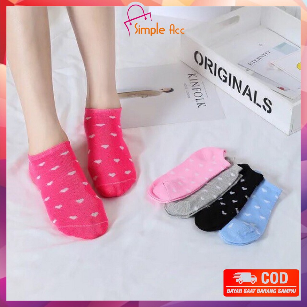 ~COD~ DO-P51-P54 Kaos Kaki Pendek Dewasa / Kaos Kaki Semata Kaki / Kaos Kaki Ankle Motif/Short Socks-8