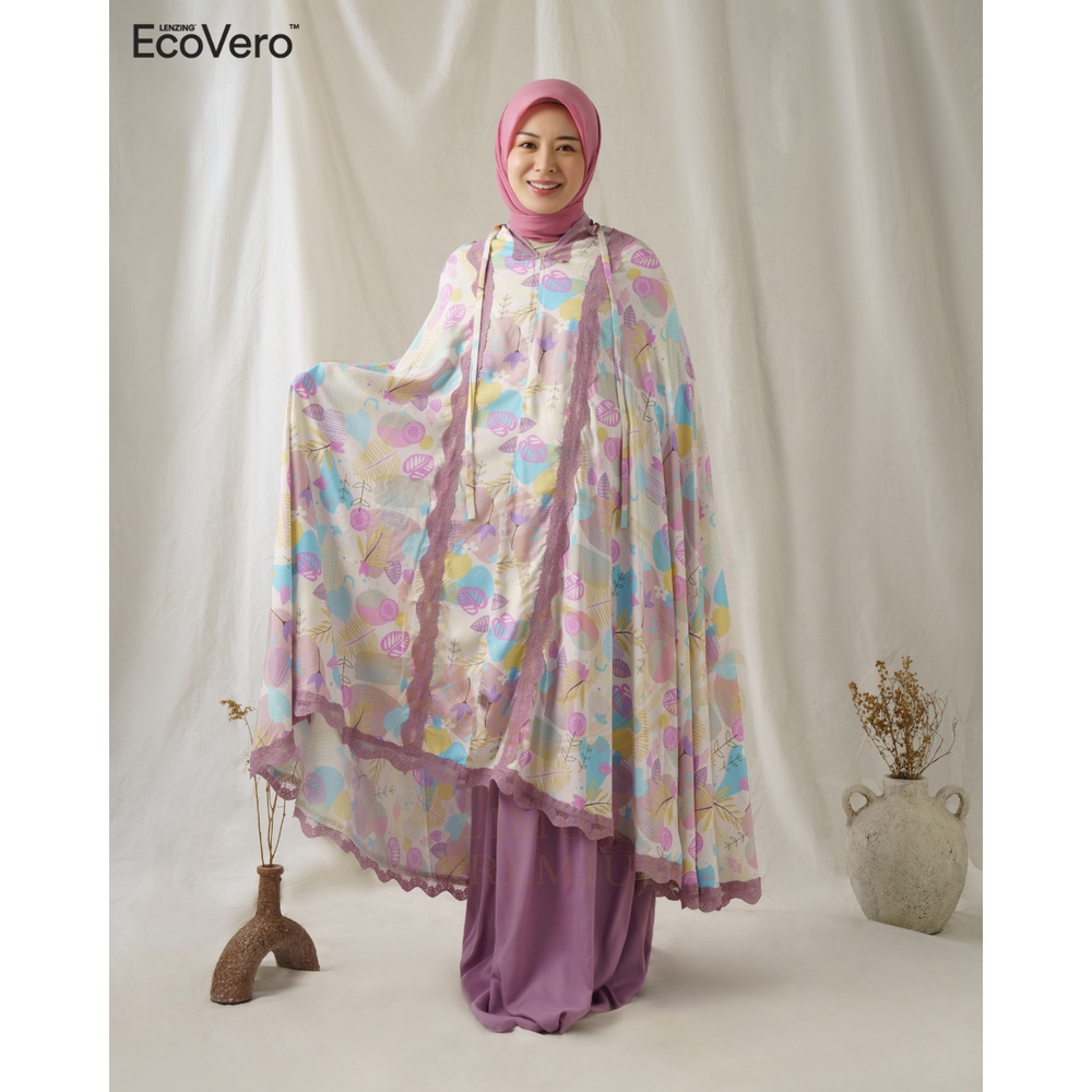 Mukena Dewasa 2in1 Premium Ecovero Gracia Set Sajadah