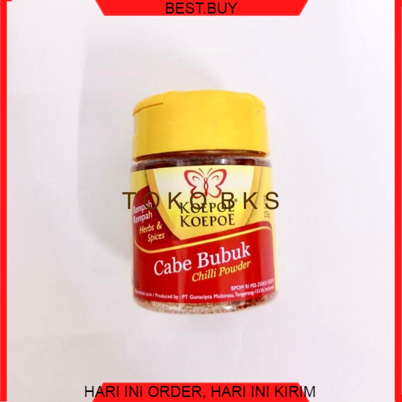 

KOEPOE CABE BUBUK 23G kupu cabe