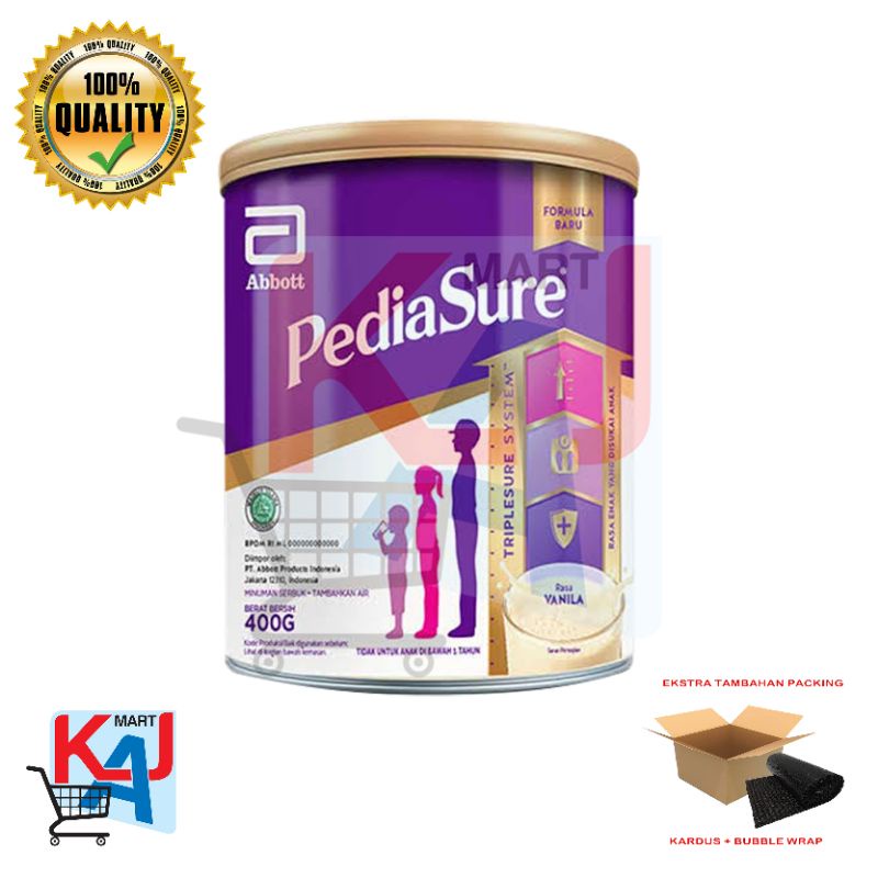 Pediasure 400 Gram/Pediasure Triplesure 400 Gram Coklat/Madu/Vanilla/Clasic Milky