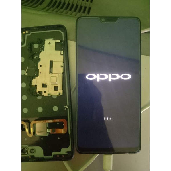 oppo f7 ram 4 mentok logo lcd normal original mesin cek foto