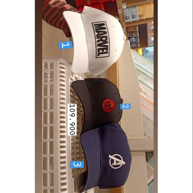 Topi  BaseBall MARVEL (Baseball Cap/casual/daily/ MINISO