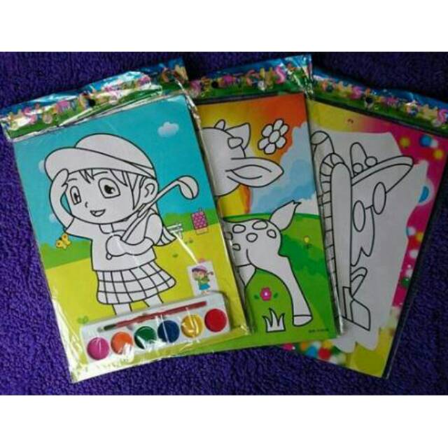 

Melukis cat air jumbo - mainan edukasi - souvenir ulang tahun ultah