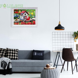 Diy Lukisan Diamond 5d Dengan Gambar Mozaik Burung Untuk Hiasan