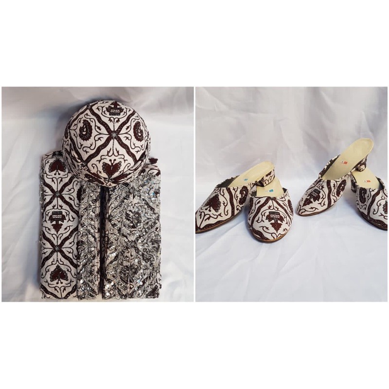 kain wiru payet + blangkon+selop