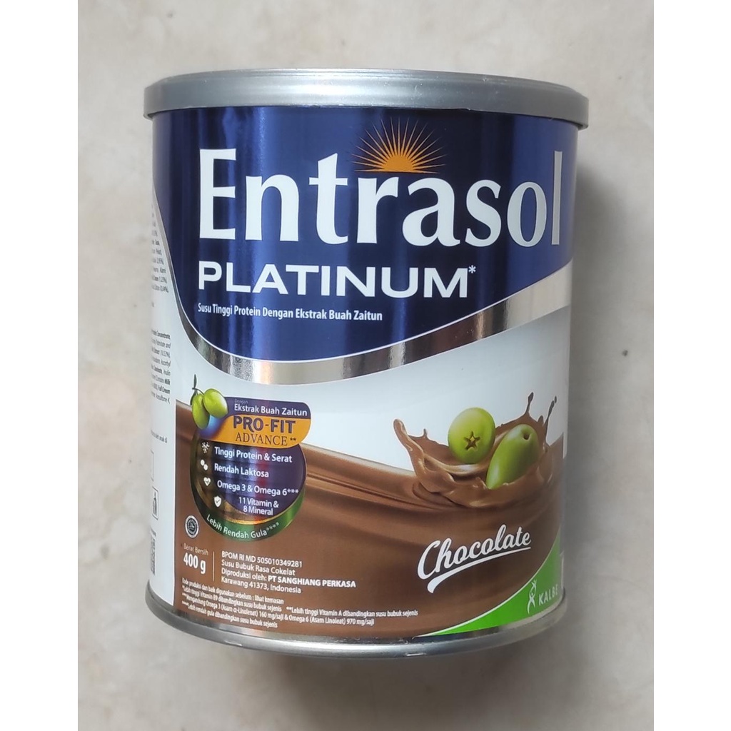 

ENTRASOL PLATINUM CHOCOLATE 400 GR