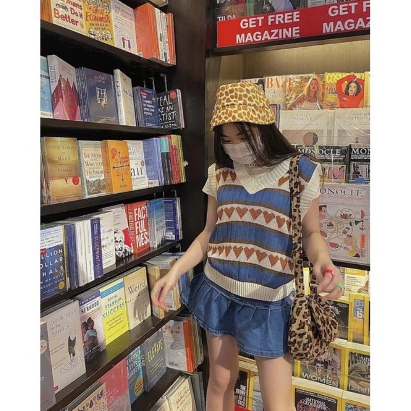 Love Vest / Vest Import /Vest Sekolah /Knit Vest /Vest perempuan