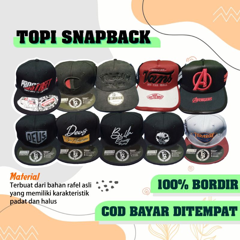 TOPI SNAPBACK ORIGINAL PRIA DISTRO PREMIUM