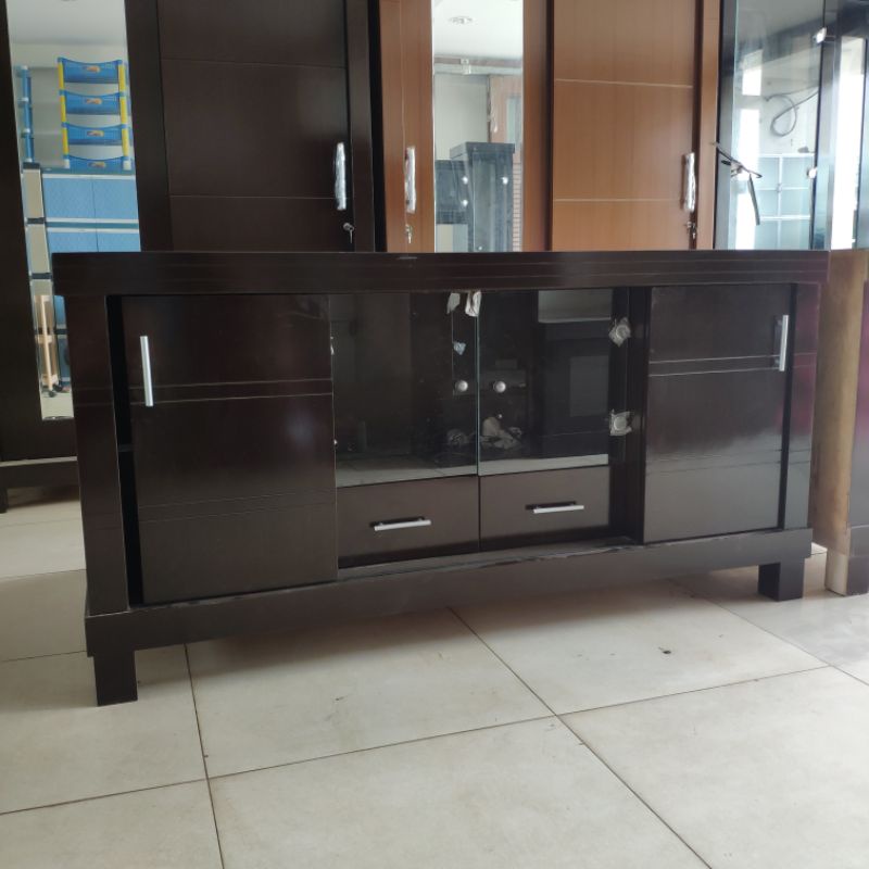 Bufet pendek bufet TV minimalis sliding