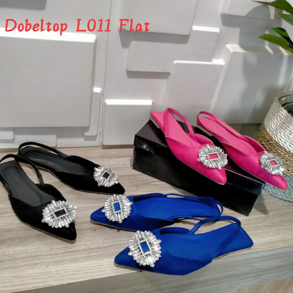 Flat sandal wanita Dbltop L011