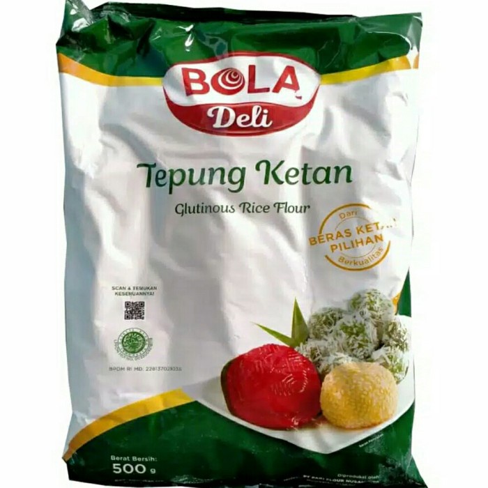 

Ketan-Beras-Tepung- Tepung Ketan Bola Deli 500Gr -Tepung-Beras-Ketan.