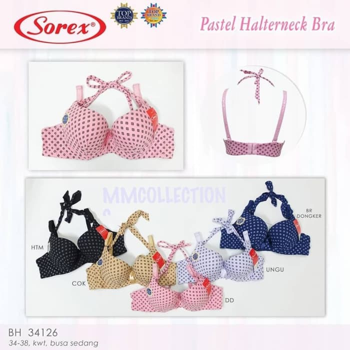 ready bra fashion tali leher halter neck sorex 34126