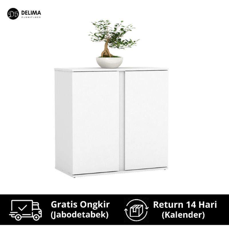 Bufet Kabinet Rak Sepatu Minimalis 80cm