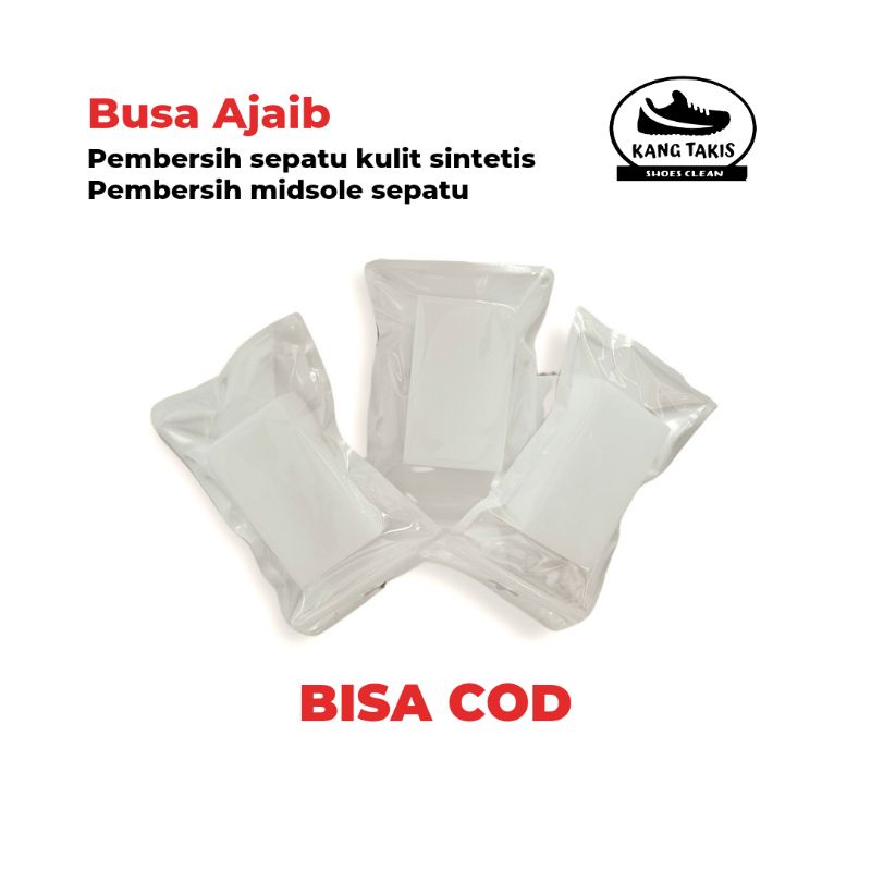 Pembersih Sepatu Sneakers Putih Magic Spons - Tebal 3cm