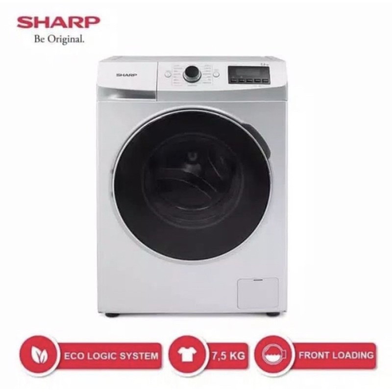 MESIN CUCI SHARP 1 TABUNG ESFL 1073 W ESF L 1073 7kg FRONT LOADING KHUSUS CIREBON