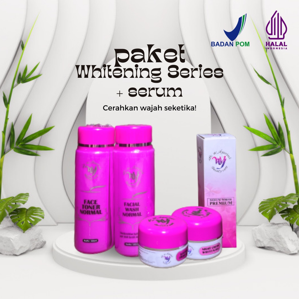 Paket Skincare Pemutih Wajah Bpom + Serum Dr. Widyarini Whitening Series Skin Care Glowing Untuk Kulit Normal BONUS Hand Sanitizer &amp; FREE Packing Bubble Wrap