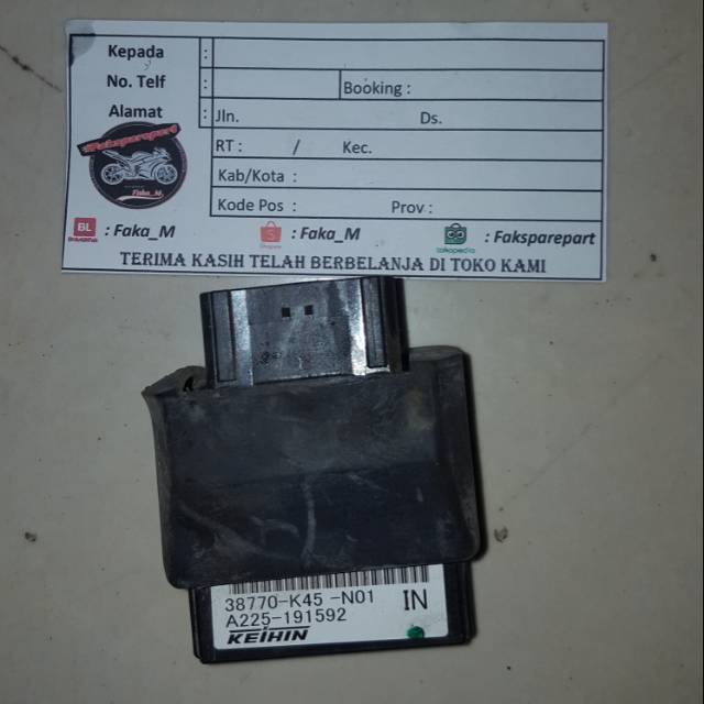 ECU ECM Old CBR150R OCBR CBR150 CBR 150 R 150R Lokal Lama K45 Ori Copotan K45A K 45 K15 2013 2014 20