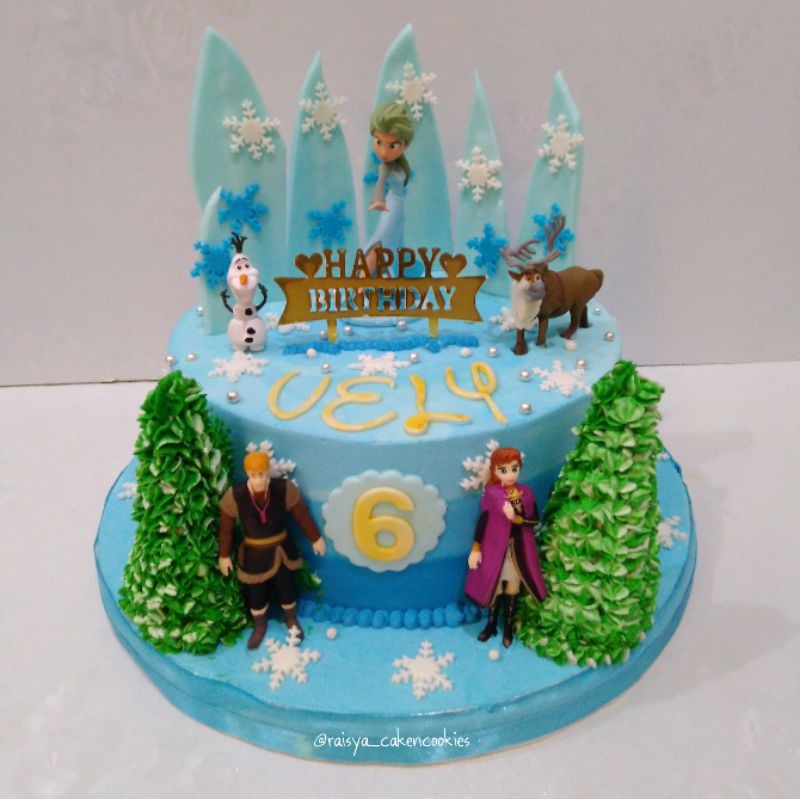 

kue ulang tahun frozen