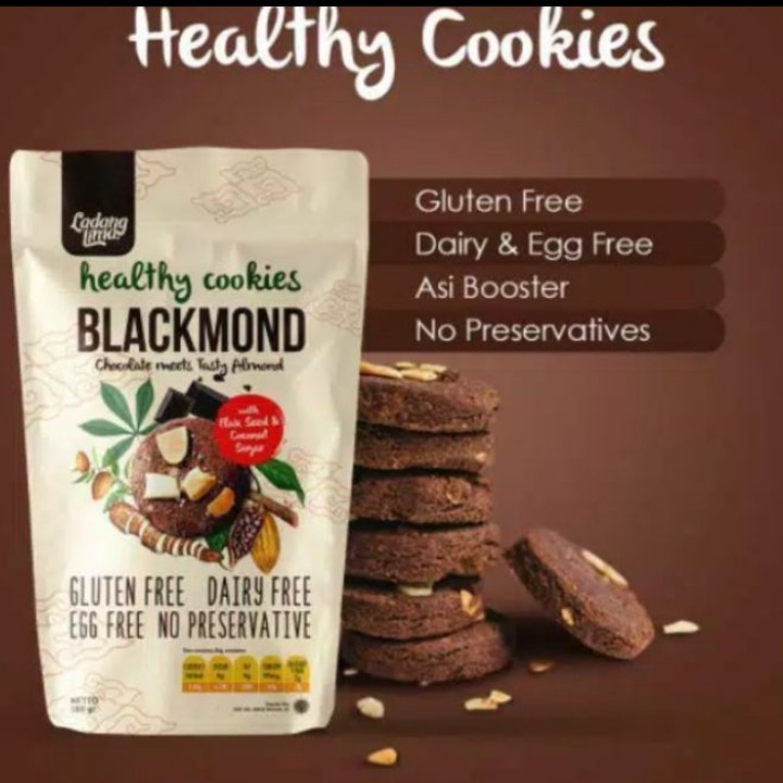 

Ladang Lima Blackmond Cookies - Snack Sehat