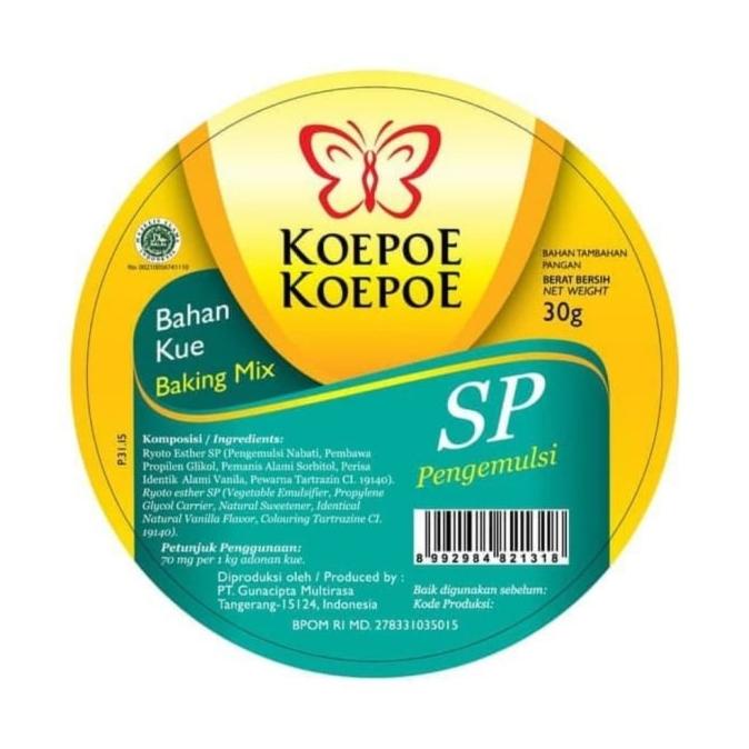 

koepoe koepe sp / bahan kue SP / pengemulsi / baking mix 30 g BIG SALE Kode 572