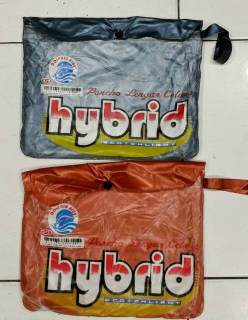 Ponco Celana Hybrid - Ponco lengan panjang - Ponco semi karet - Jas Hujan ukuran XL