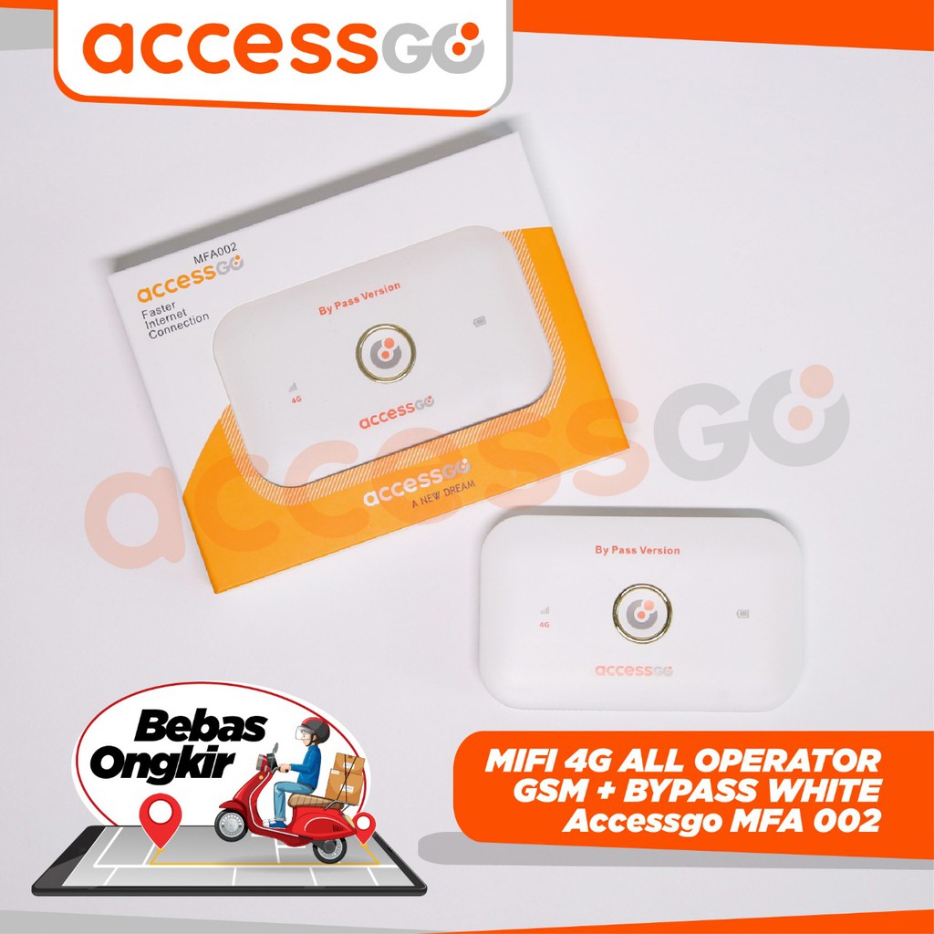 AccessGo MIFI 4G All Operator GSM + BYPASS White