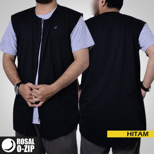 Rosal o-zip ( rompi sholat full zipper )