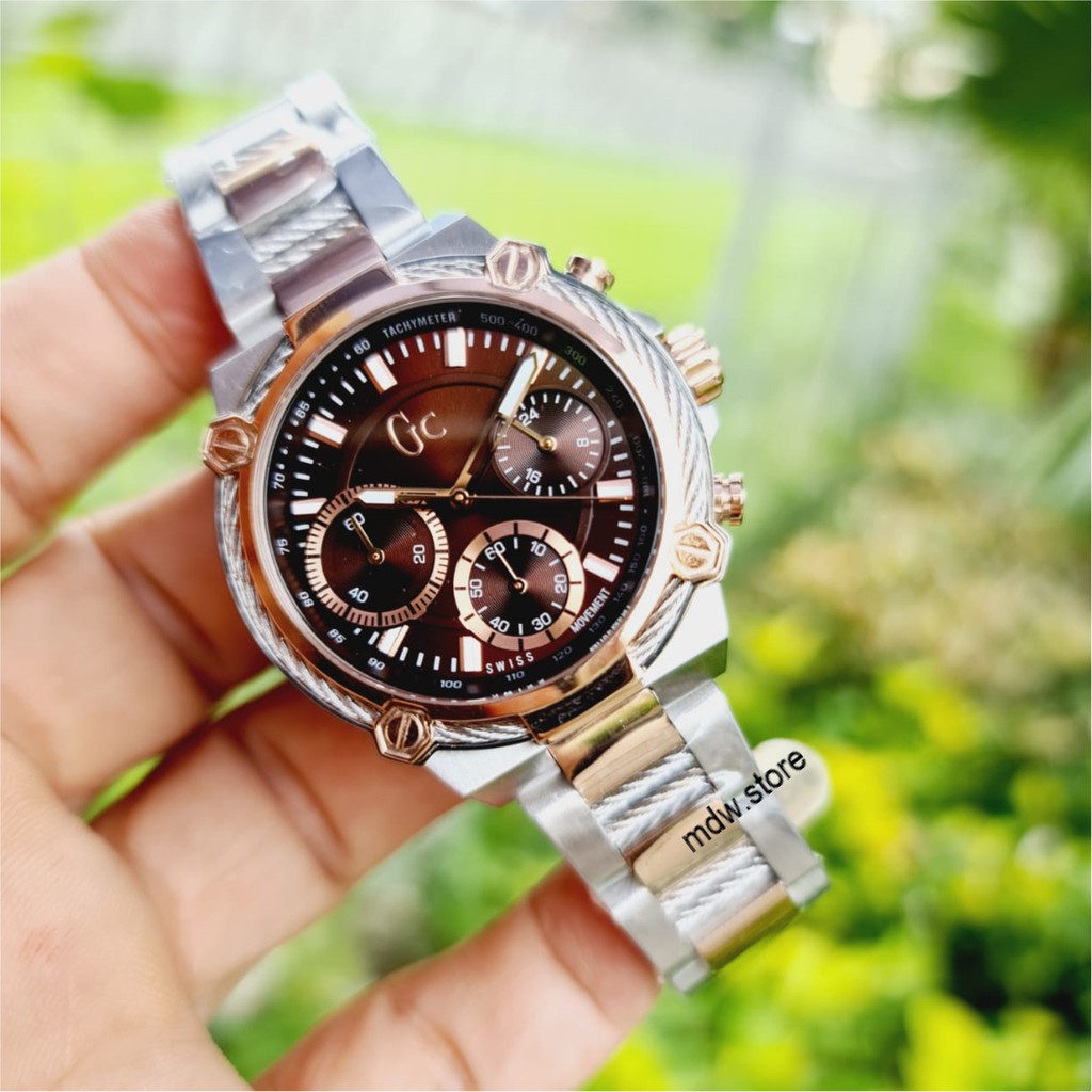 Guess Collection GC Y25003G2 Inner Brown Jam Tangan Wanita