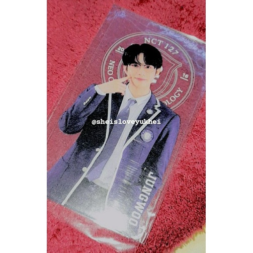 WTS Clear Bookmark B2S Kit NCT 127 Jungwoo