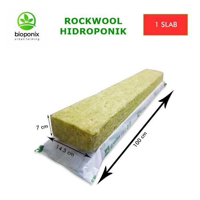 Media Taman Rockwool Hidroponik 1 Slab (Cultilene)