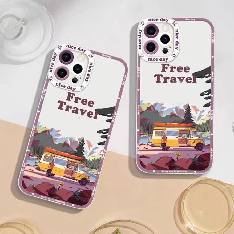 Soft Case Bahan TPU Untuk Iphone 13 12 Mini 11 Pro X XR XS Max SE 2020 6 6S 7 8 Plus