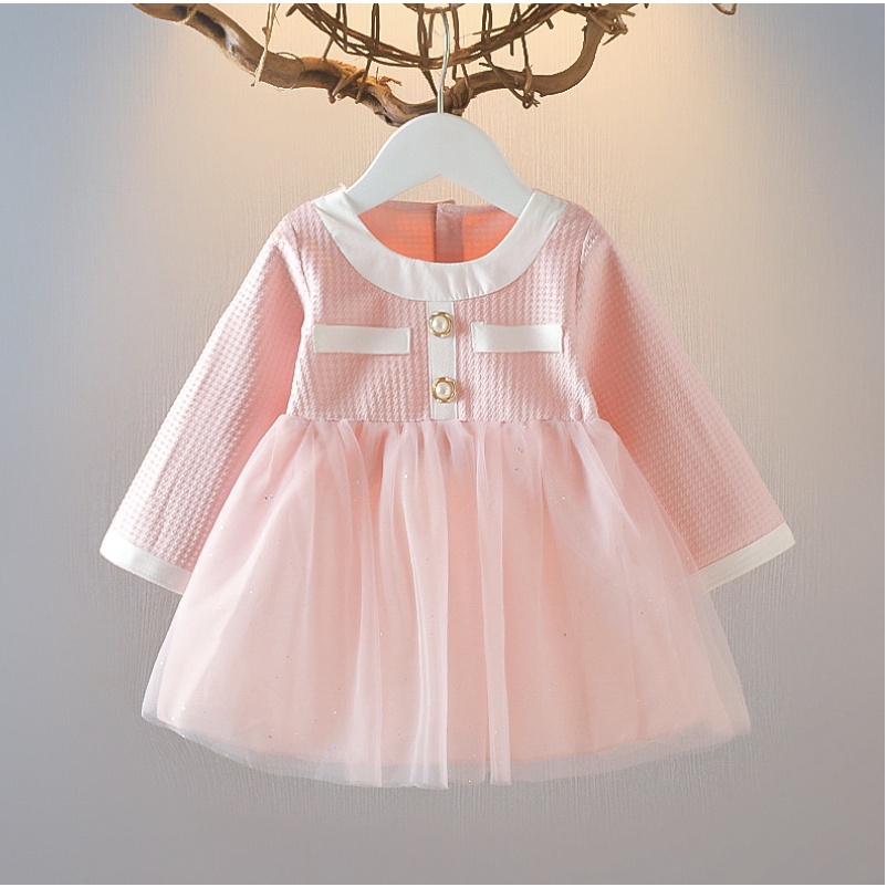 babyfit dress CLASSIC GIRL baju lengan panjang dengan rok import ha-m531