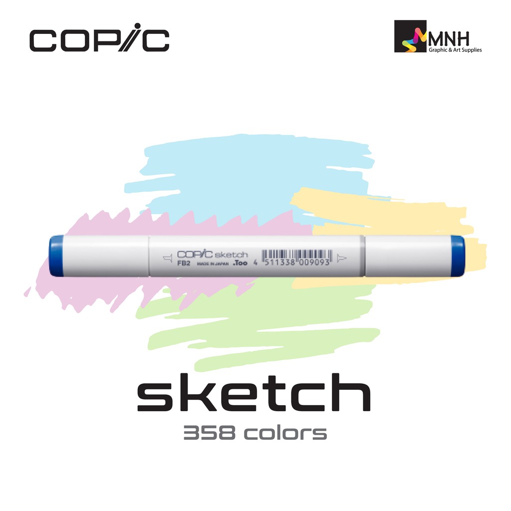 

Copic Sketch Marker Fluorescent Series (Satuan) FB2 - FYR1
