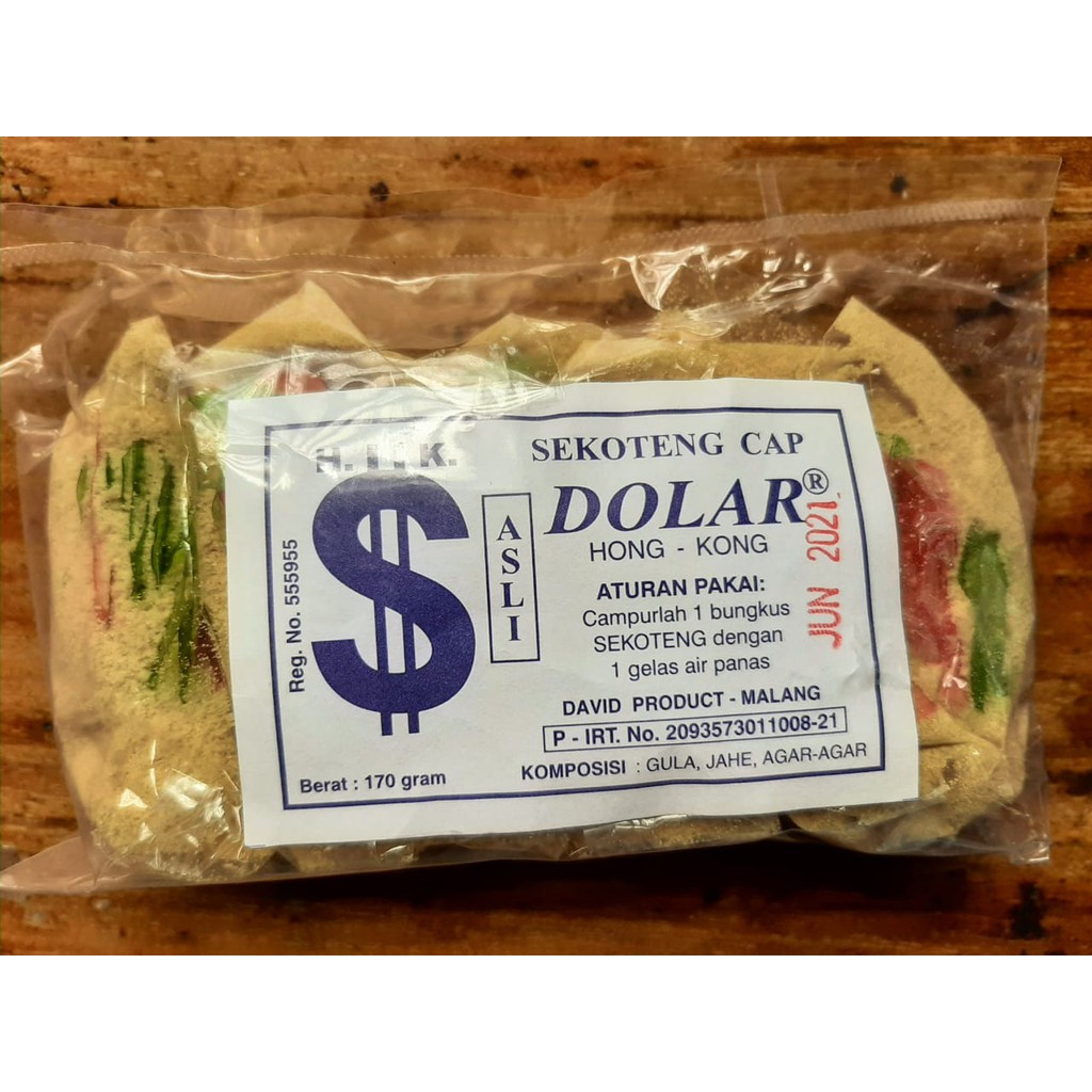 

SEKOTENG CAP DOLLAR MALANG ISI 5 sachet