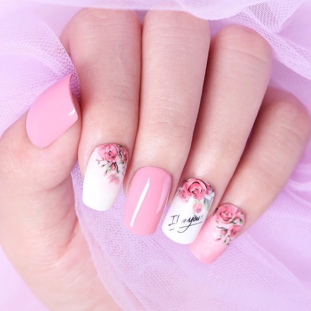 Stiker kuku /nails stiker flower
