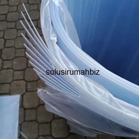 Acrylic sheet 1mm bening per100cm lih des Custom Lembaran Akrilik mika  1mm