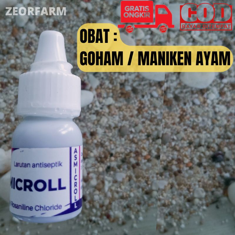 obat maniken ayam manik gom sariawan mulut bau asmicroll