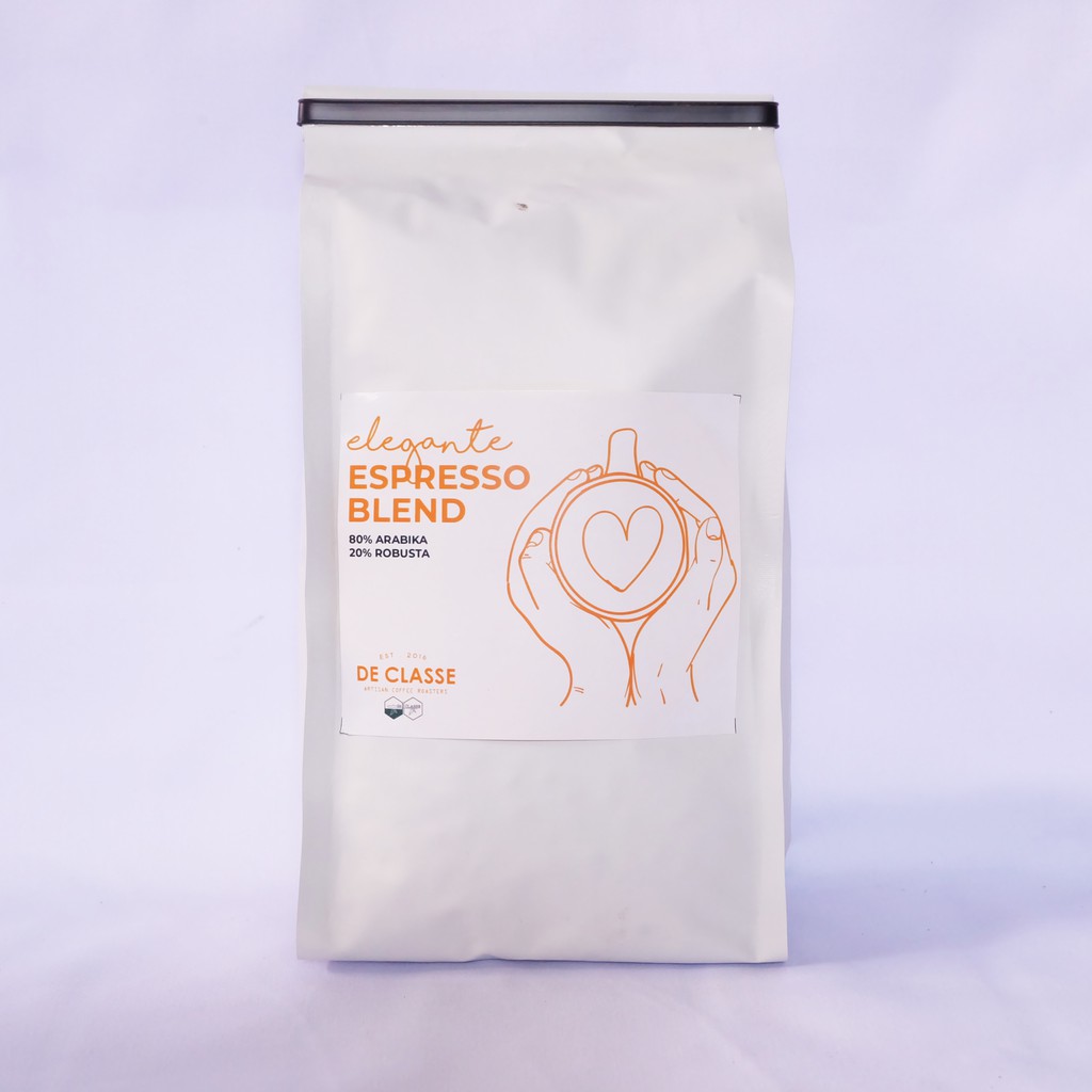 

KOPI ESPRESSO BLEND 20:80 1KG | BIJI KOPI ATAU BUBUK KOPI ELEGANTE BLEND