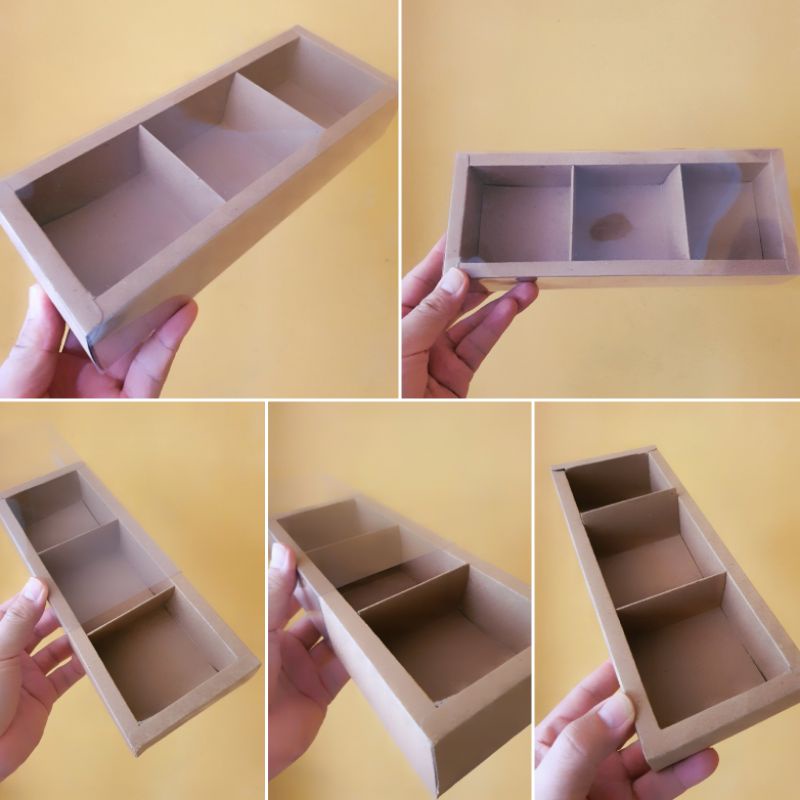 

Dus mika polos eggtart sekat 3 " Coklat " ( 1 pack isi 5 pcs )