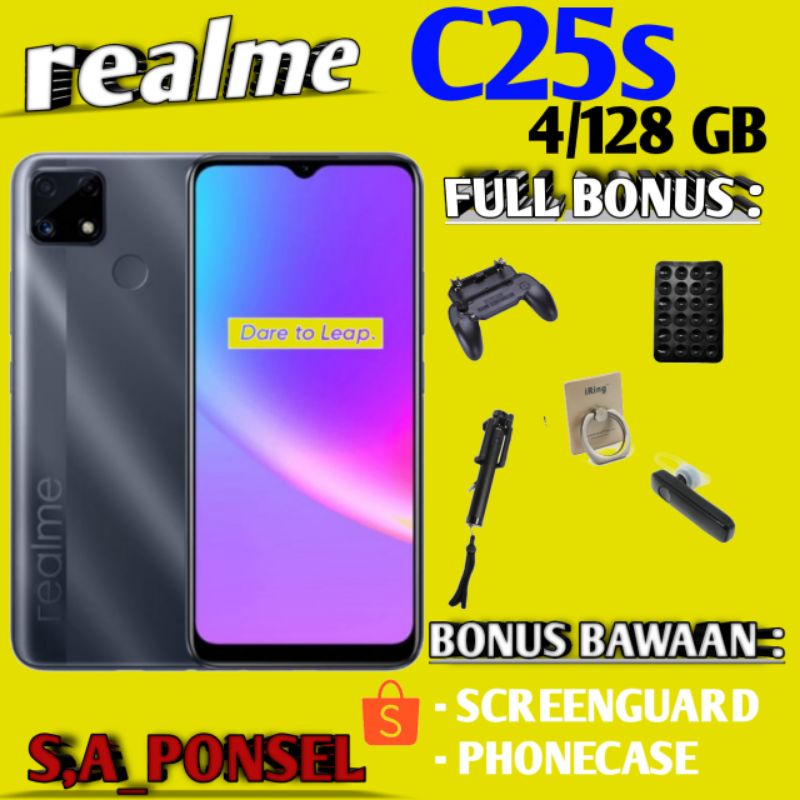 REALME C25S RAM 4 / 128 GB RAM 4GB ROM 128 GB GARANSI RESMI REALME