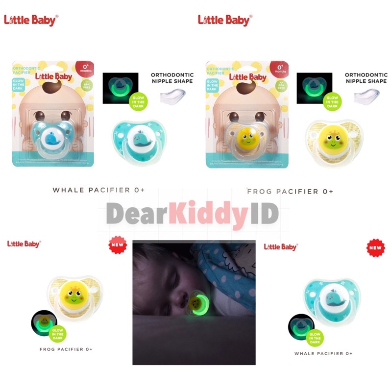 Little Baby Pacifier / Empeng Anak Little Baby Glow In The Dark