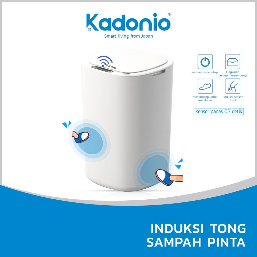 KADONIO TEMPAT SAMPAH PLASTIK OTOMATIS INFRARED AUTOMATIC SENSOR GERAK 12L / 15L INDUKSI / TOMBOL / 