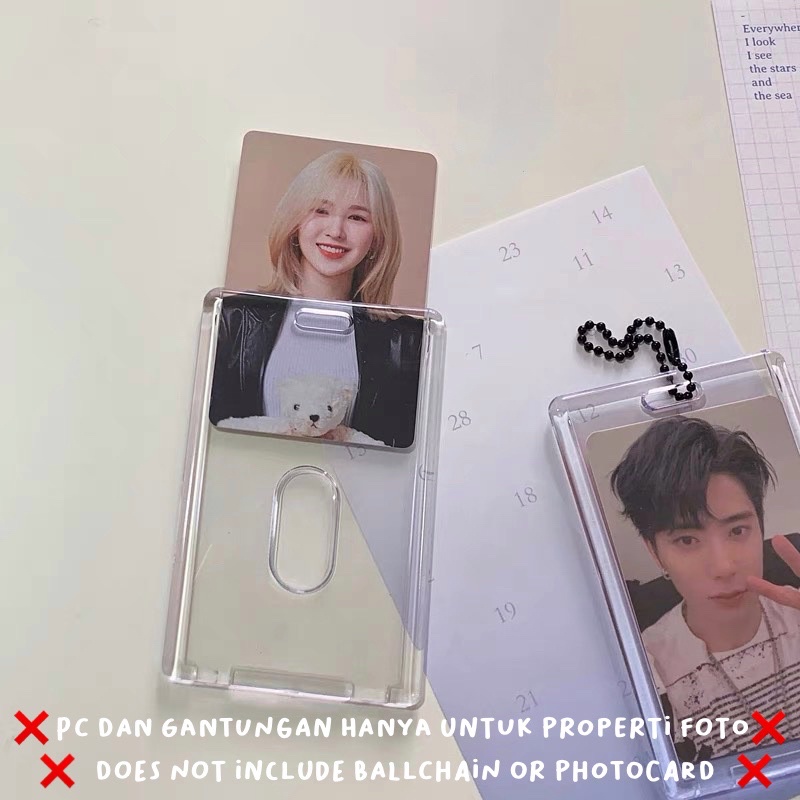 

[READY] Akrilik ID Card DIY Transparent Holder / KPOP Photocard Holder Toploader Acrylic Case