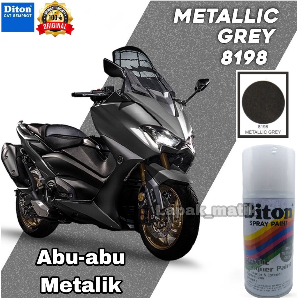 Pilok Diton ABU ABU METALIK METALLIC GREY 8198 300ml