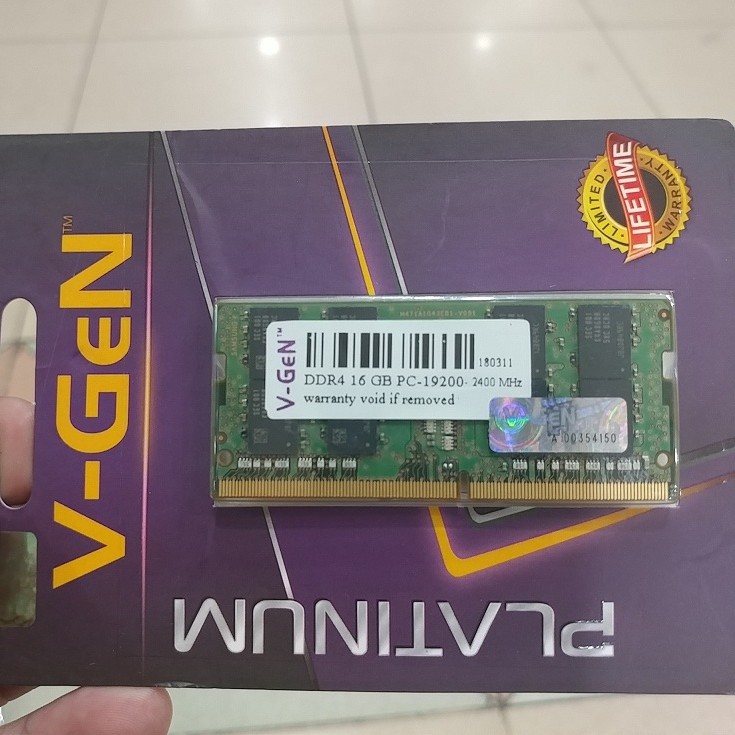 Sodimm Vgen V-gen Platinum 16GB DDR4 19200 resmi