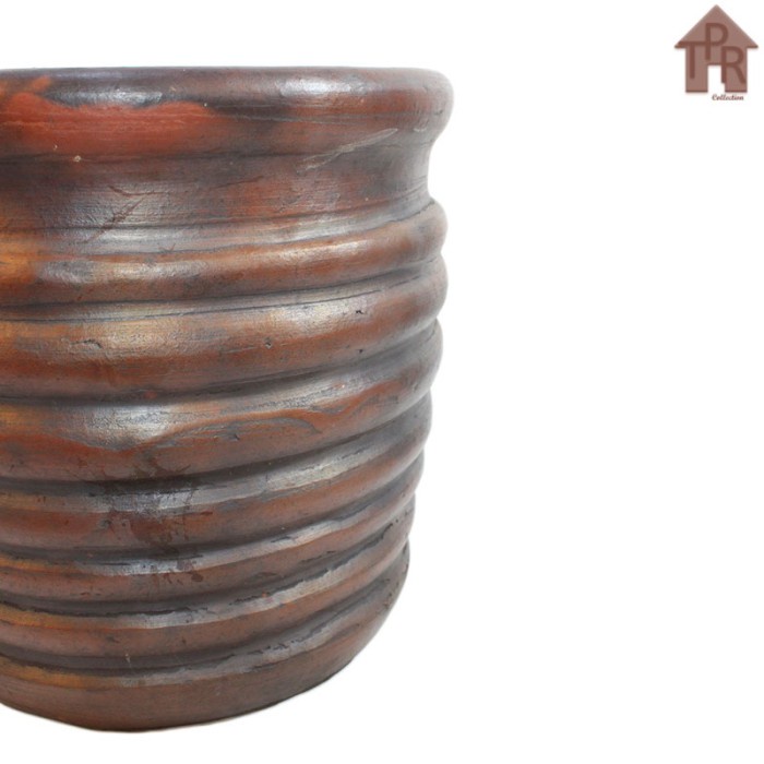 Gerabah | Pot Bunga / Pot Model Pilin - D26