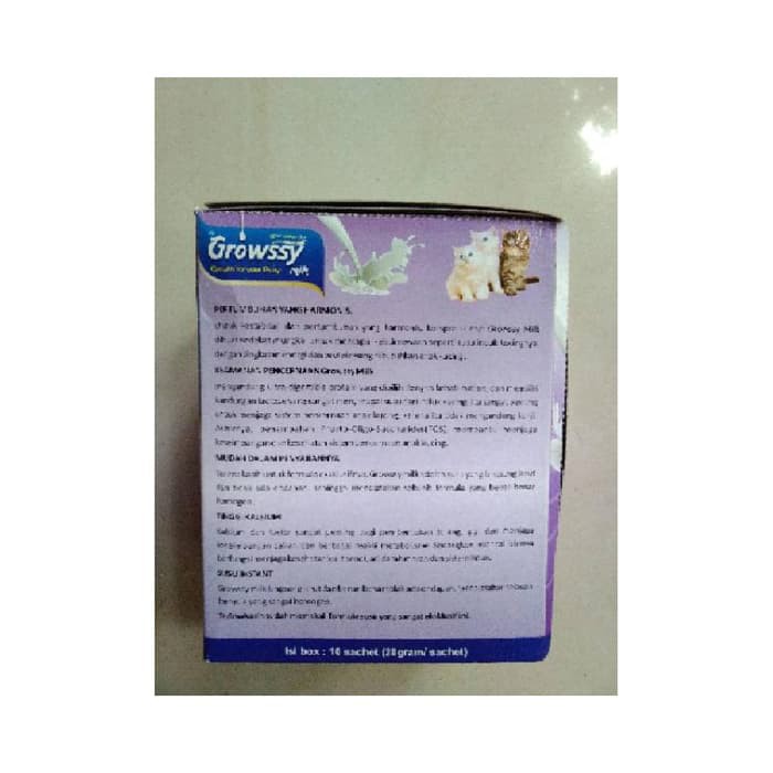 Susu Kucing Growssy 20Gr SASET / Sachet Growsy Milk Cat