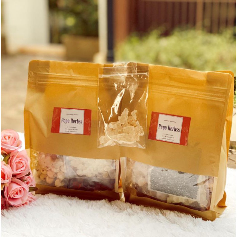 

2 Paket Masak Peach Gum Dessert Triple Collagen FREE 25 gram SNOW BIRDNEST