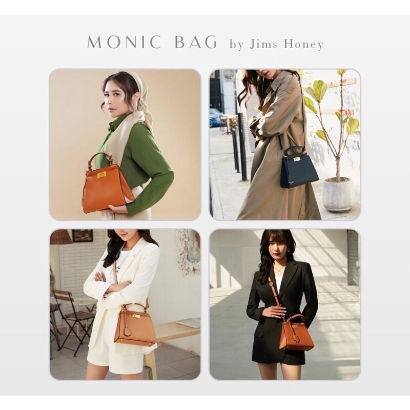 MONIC BAG JIMS HONEY / TAS SLEMPANG / TOP HANDLE / ORIGINAL BY JIMS HONEY